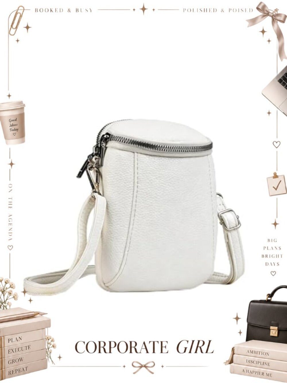 PU Leather Crossbody Cell Phone Purse Lanyard Wallet Small Mini Bag